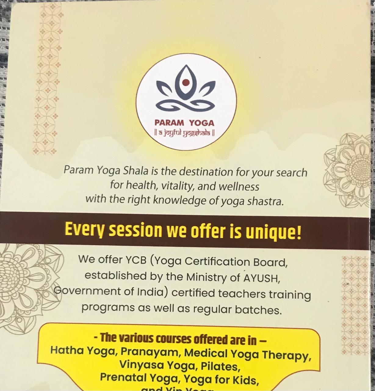 Back cover: घेरण्ड संहिता