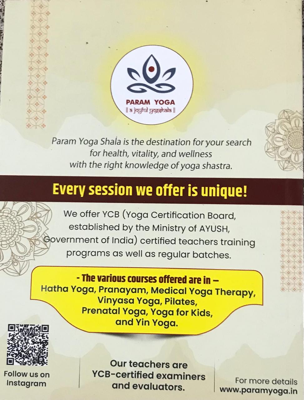 Back cover: घेरण्ड संहिता